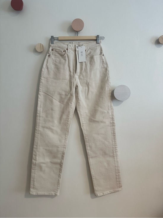 Buck Mason Denim - Buck Mason Rider Cream Straight-Leg Jeans